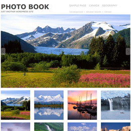 PHOTOBOOK照片集图片站网站WordPress模板主题