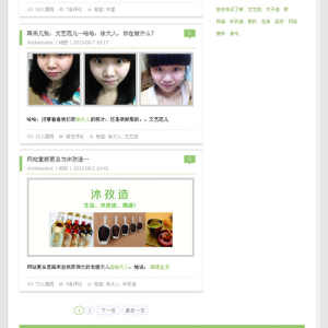 简洁清爽绿色中文wp自适应WordPress网站模板