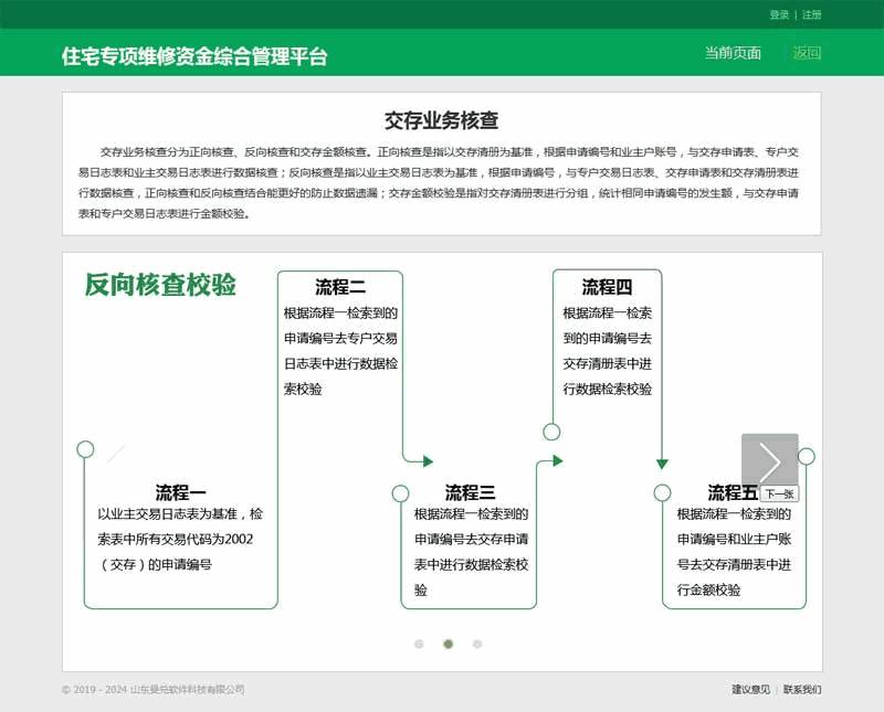 绿色简单的流程介绍页面网站制作_网站建设模板演示图