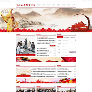 红色的教育协会官网网站制作_网站建设模板