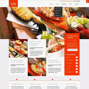 html5设计餐饮网站模板源码下载
