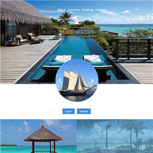 国外大气度假旅游WordPress网站主题模板