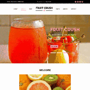 国外水果榨汁饮料店铺响应式网站WordPress模板