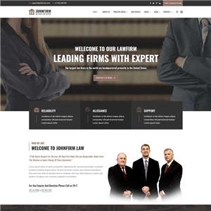 律师法律服务类网站WordPress主题模板