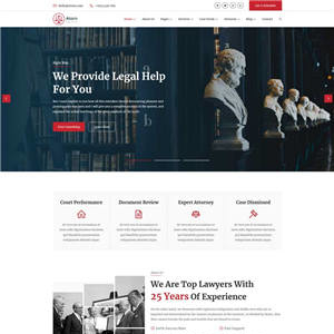 律师法律咨询机构官网网站WP模板（PC+手机站）
