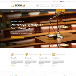 律师法律顾问咨询bootstrap类网站WordPress主题模板
