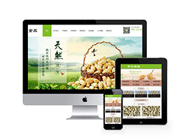 绿色食品加工网站WP模板（PC+手机站）