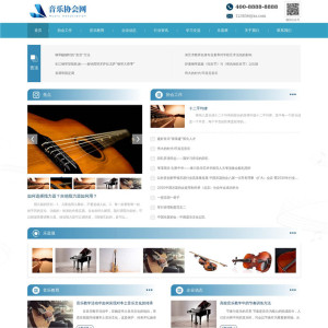 音乐教育乐器协会WordPress网站主题